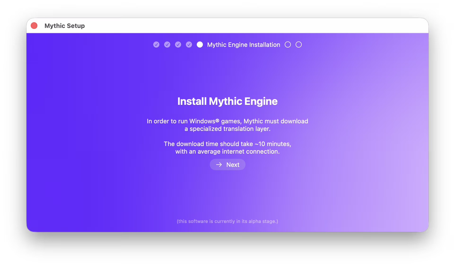 Mythic screenshot